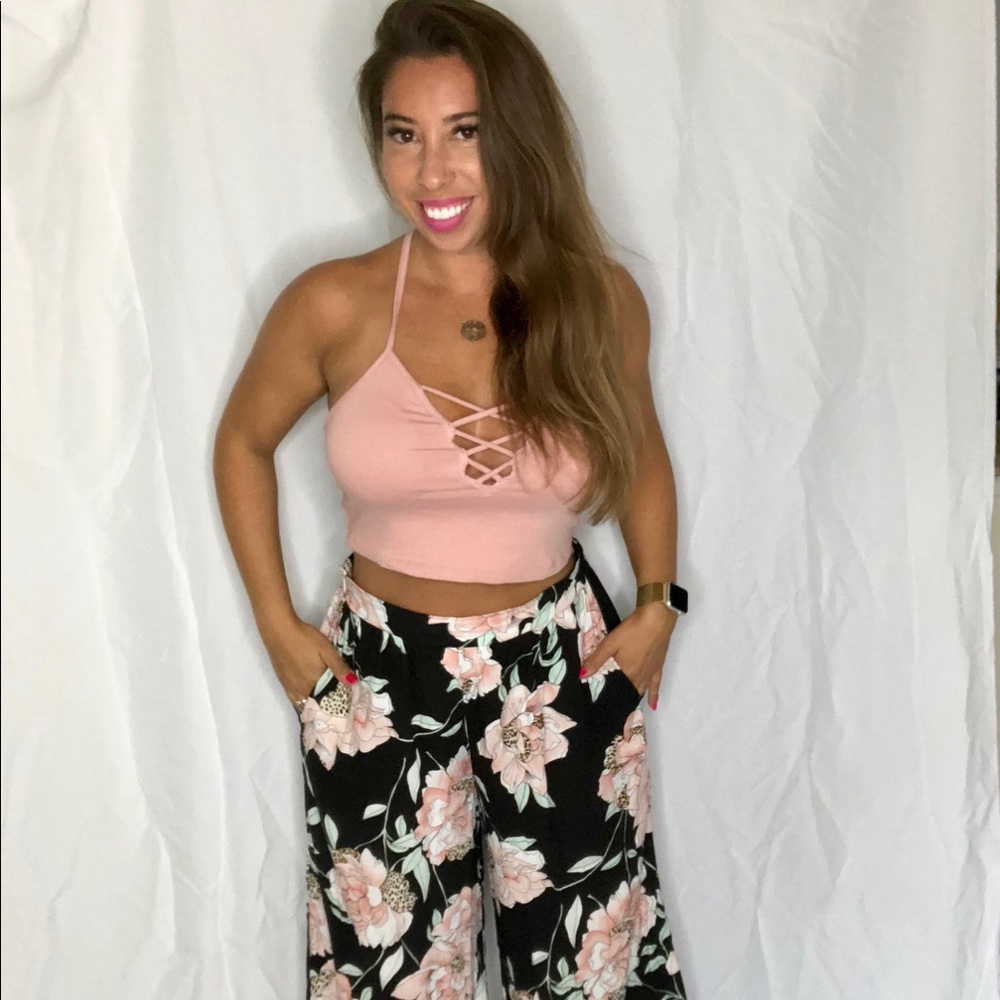 Floral Flowy Pants